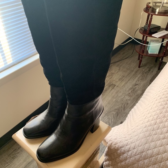 Black Suede Boots - Picture 1 of 6